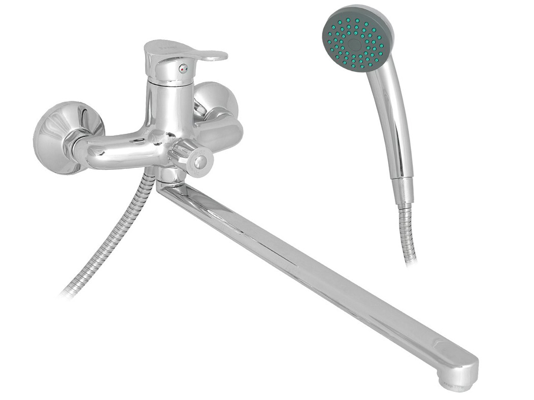 Изображение товара Смеситель для ванны длинный излив F2214-B FRAP в Миди Лтд