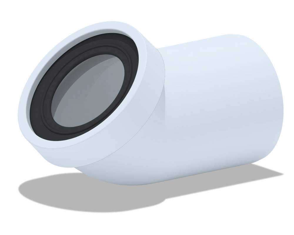 Изображение товара Труба фановая Ани 110*45град (30шт/уп) в Миди Лтд