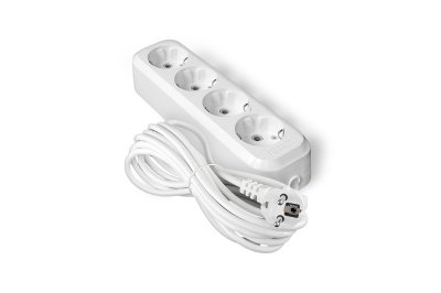 Изображение товара Удлинитель 4 гнезда с/з 5м (25шт/кор) в Миди Лтд