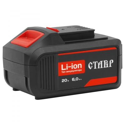 Изображение товара Аккумулятор Ставр АКБ-20/6 литий-ионный 6.0Ач в Миди Лтд