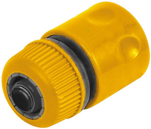 Изображение товара Соединитель пластиковый 3/4" автостоп 76405 в Миди Лтд