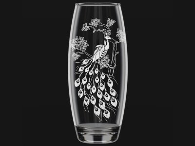 Изображение товара Ваза для цветов Павлин напыление (6шт/уп) Х в Миди Лтд