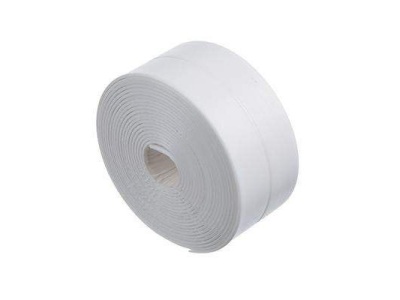 Изображение товара Лента бордюрная 38мм*3,35м самоклеящаяся белая ЕРМАК (60шт/кор) в Миди Лтд