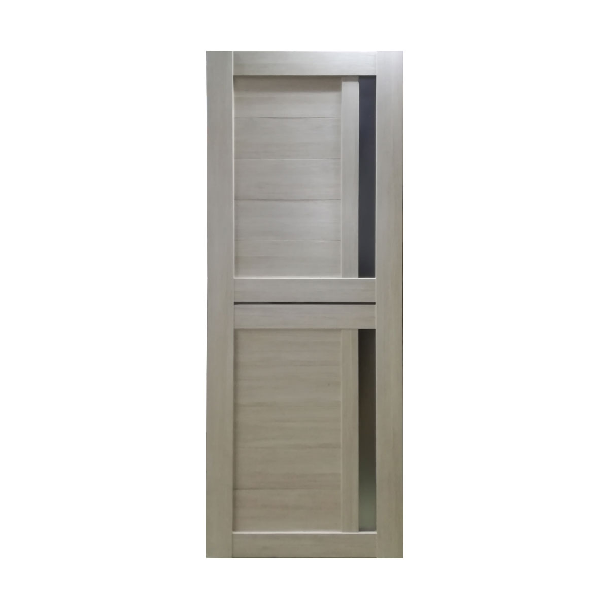 Изображение товара Полотно дверное ПО стекло белое сатинато экошпон Лига 4 (В) беленый дуб (капуч) 900 в Миди Лтд