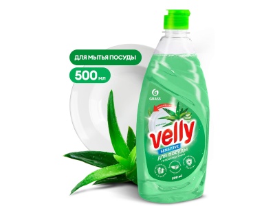 Средство для мытья посуды Velly Sensitive алоэ вера 500мл (8шт/уп) Х - фото в Миди Лтд Изображение товара Средство для мытья посуды Velly Sensitive алоэ вера 500мл (8шт/уп) Х в Миди Лтд