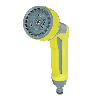 Изображение товара Пистолет садовый для полива  9 режимов, регулятор давления, АBS+TPR, INBLOOM (48шт/кор) в Миди Лтд