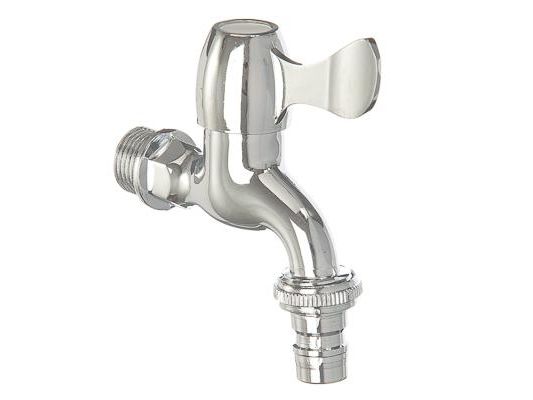 Кран водоразборный кор. изл штуцер 1/2     ХХ - фото в Миди Лтд Изображение товара Кран водоразборный кор. изл штуцер 1/2     ХХ в Миди Лтд