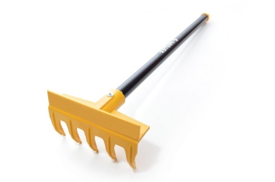 Изображение товара Грабли садовые универсальные САДОВОД МИНИ в сборе алюминиевый черенок  (5шт/уп) в Миди Лтд