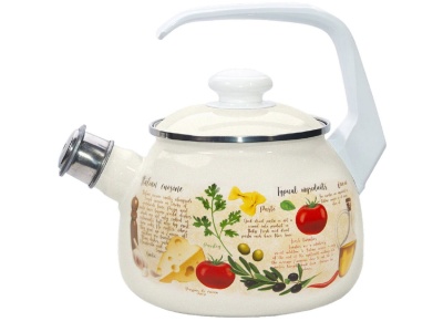 Чайник эмаль жемчужная 2,5л Капрезе С-2711АП/4Жм (4шт/уп) - фото в Миди Лтд Изображение товара Чайник эмаль жемчужная 2,5л Капрезе С-2711АП/4Жм (4шт/уп) в Миди Лтд