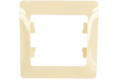 Рамка 1-ая Schneider Glossa бежевая - фото в Миди Лтд Изображение товара Рамка 1-ая Schneider Glossa бежевая в Миди Лтд