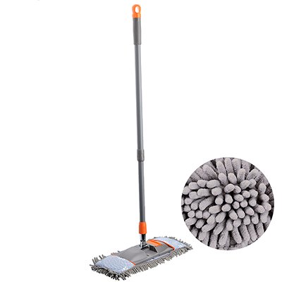 Швабра с насадкой из микрофибры, ручка телескоп 83-126см CHENILLE (24шт/кор) - фото в Миди Лтд Изображение товара Швабра с насадкой из микрофибры, ручка телескоп 83-126см CHENILLE (24шт/кор) в Миди Лтд