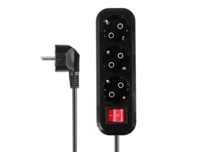 Удлинитель 3 гнезда евророзетка 5м ЕРМАК (30шт/кор) - фото в Миди Лтд Изображение товара Удлинитель 3 гнезда евророзетка 5м ЕРМАК (30шт/кор) в Миди Лтд