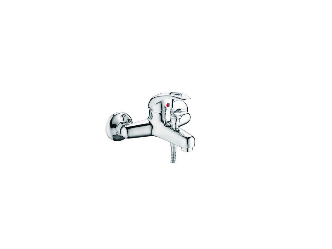 Изображение товара Смеситель для ванны кор.излив(моно/40мм/+линейка и шланг нерж.)waterley 9702330 в Миди Лтд