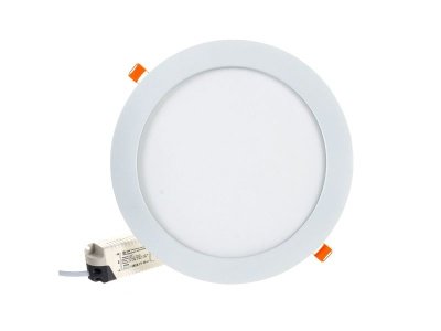 Изображение товара Светильник светодиодный встраиваемый LED 18Вт 220В 4000К 220(195)мм круглый белый ЭРА в Миди Лтд