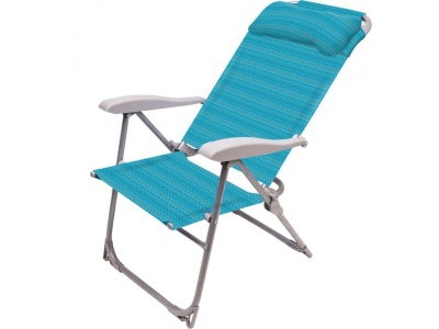 Изображение товара Кресло-шезлонг NIKA 750x590x1090 бирюзовое в Миди Лтд