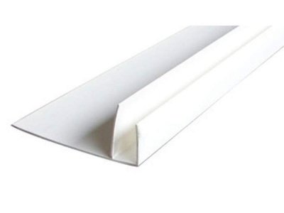 Профиль F-образный белый ПВХ  57мм  3м (30шт/уп) - фото в Миди Лтд Изображение товара Профиль F-образный белый ПВХ  57мм  3м (30шт/уп) в Миди Лтд