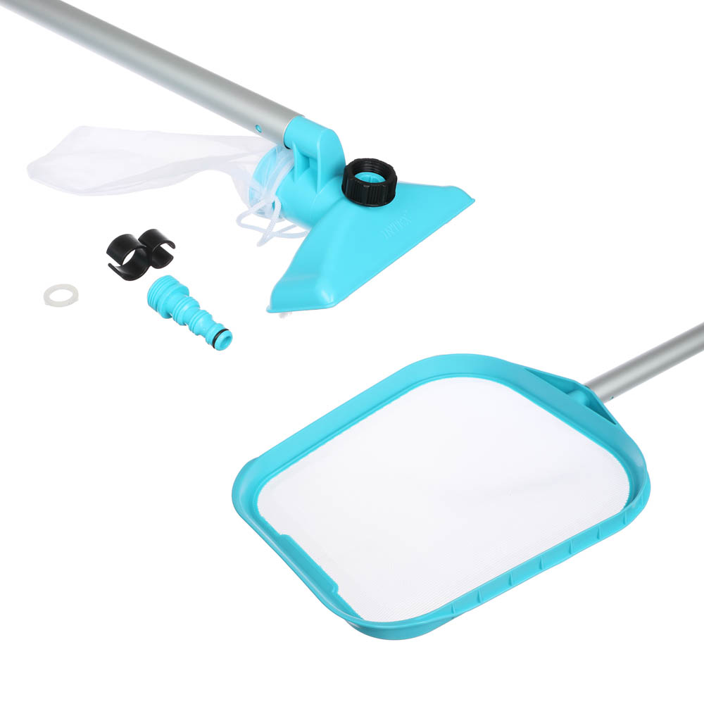 Изображение товара Комплект для чистки бассейна с выдвижной ручкой INTEX 28002 (4шт/кор) в Миди Лтд