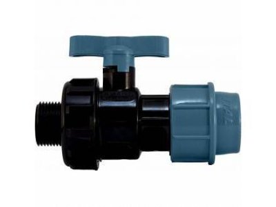 Изображение товара Кран шаровый ПНД 32*1 НР ИТАЛ (90шт/уп) в Миди Лтд