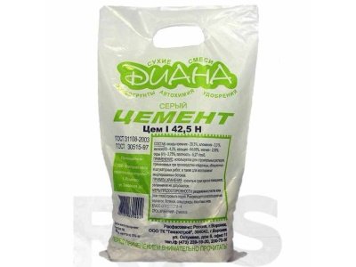 Изображение товара Цемент lI/А-Ш 42.5 Н 3кг (10шт/кор; 350шт/пал) в Миди Лтд