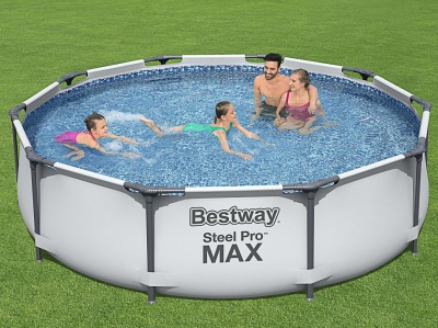 Изображение товара Бассейн каркасный BESTWAY Steel Pro Max сталь ПВХ 305*76см 4678л 56406 в Миди Лтд