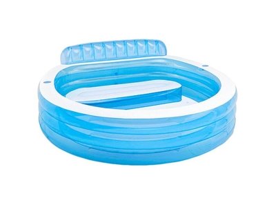Изображение товара Бассейн надувной Swim centre INTEX подголовник, диван, подстаканники 224*216*76см 590л 57190NP в Миди Лтд