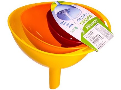 Изображение товара Набор воронок УЛЬТИМО d75,115,140мм колор (13шт/уп) в Миди Лтд