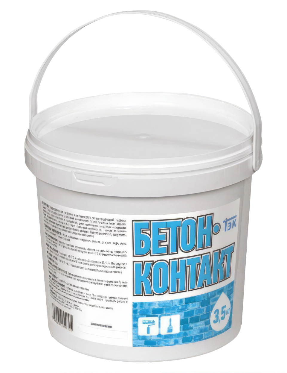 Грунт Бетон-контакт ТЭК 3,5кг (72шт/пал) - фото в Миди Лтд Изображение товара Грунт Бетон-контакт ТЭК 3,5кг (72шт/пал) в Миди Лтд