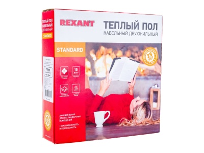 Теплый пол REXANT RND -50-750  S обогрева 4.7-6.3м2 750Вт - фото в Миди Лтд Изображение товара Теплый пол REXANT RND -50-750  S обогрева 4.7-6.3м2 750Вт в Миди Лтд