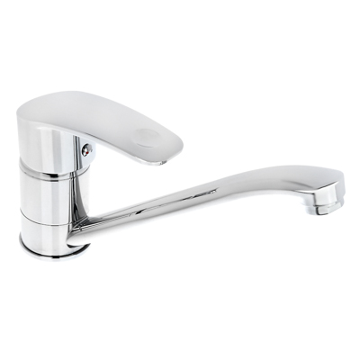 Смеситель для кухни СоюзКран низкий излив 25см керам картридж 40мм SK01-I114 хром цинк - фото в Миди Лтд Изображение товара Смеситель для кухни СоюзКран низкий излив 25см керам картридж 40мм SK01-I114 хром цинк в Миди Лтд