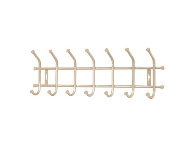 Изображение товара Вешалка настенная NIKA 685х215х85 бежевый металлик в Миди Лтд
