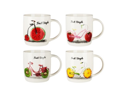 Кружка для чая MILLIMI 360мл Фрукты микс керамика (48шт/кор) - фото в Миди Лтд Изображение товара Кружка для чая MILLIMI 360мл Фрукты микс керамика (48шт/кор) в Миди Лтд