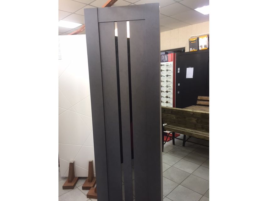 Полотно дверное ПО экошпон модель-111 Лофт темный стекло зеркальное 600 - фото в Миди Лтд Изображение товара Полотно дверное ПО экошпон модель-111 Лофт темный стекло зеркальное 600 в Миди Лтд