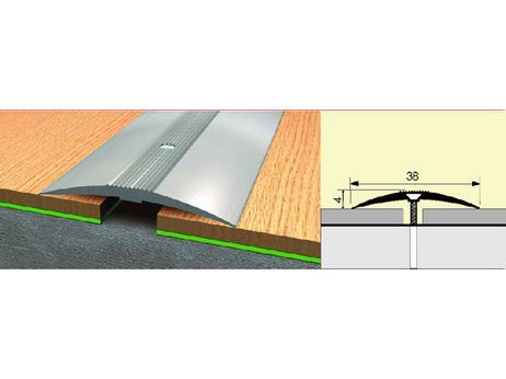 Стык 38 мм. 0,9 алюминий - фото в Миди Лтд Изображение товара Стык 38 мм. 0,9 алюминий в Миди Лтд