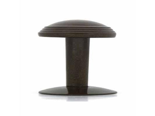 Изображение товара Ручка-кнопка РДК-115-Коричневый Блеск Реж (60шт/уп) в Миди Лтд