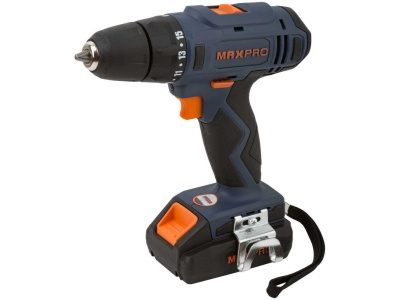 Дрель-Шуруповерт аккумуляторная MAX-PRO 0-350/1250 2 аккум  (кейс) - фото в Миди Лтд Изображение товара Дрель-Шуруповерт аккумуляторная MAX-PRO 0-350/1250 2 аккум  (кейс) в Миди Лтд