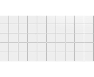 Изображение товара Панель ПВХ мозаика Промо белая толщ 0,3мм 0,954*478 (30шт/уп) в Миди Лтд