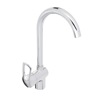 Изображение товара Смеситель для кухни высокий излив,картридж 40мм,латунь хром RAIN Атриа в Миди Лтд