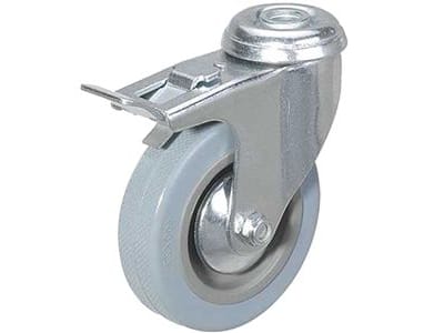 Колесо аппаратное поворотное с тормозом под болт (SChgb 42) 100мм - фото в Миди Лтд Изображение товара Колесо аппаратное поворотное с тормозом под болт (SChgb 42) 100мм в Миди Лтд