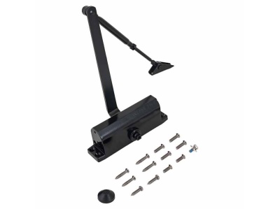 Доводчик дверной 60-120кг черный DC-080 NOTEDO (10шт/уп) - фото в Миди Лтд Изображение товара Доводчик дверной 60-120кг черный DC-080 NOTEDO (10шт/уп) в Миди Лтд