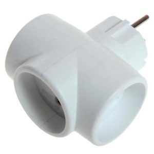 Изображение товара Тройник TOKER 3Т16 16А белый в Миди Лтд