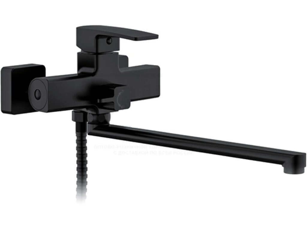 Изображение товара Смеситель для ванны длинный излив R22152 FRUD черный в Миди Лтд