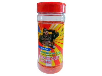 Гранулы Великий воин от муравьев 400г (18шт/уп) - фото в Миди Лтд Изображение товара Гранулы Великий воин от муравьев 400г (18шт/уп) в Миди Лтд