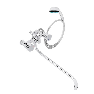 Изображение товара Смеситель для ванны СоюзКран с душем круглый излив  Х в Миди Лтд