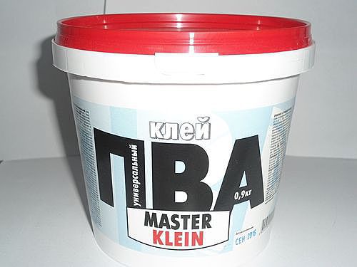 Изображение товара Клей ПВА универсальный Мастер Кляйн 0,9кг (9шт/уп) в Миди Лтд