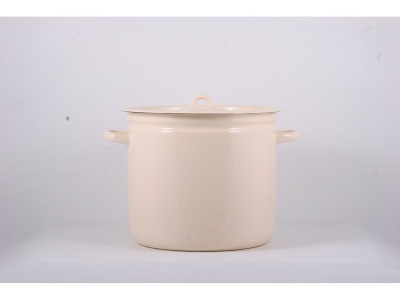Кастрюля эмаль кремовая 12,0л С-1624/Км (2шт/уп) - фото в Миди Лтд Изображение товара Кастрюля эмаль кремовая 12,0л С-1624/Км (2шт/уп) в Миди Лтд