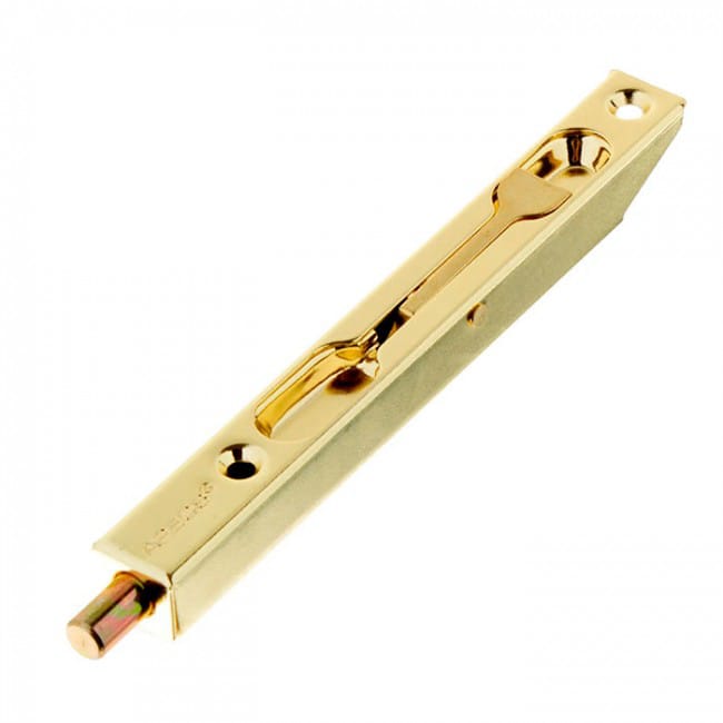 Изображение товара Шпингалет торцевой Алекс FB-01-160-G золото в Миди Лтд