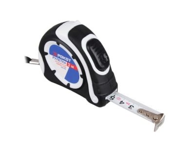 Изображение товара Рулетка  3м*16мм РОКОТ STATUS автостоп (6шт/уп)(120шт/кор) в Миди Лтд