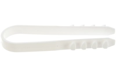 Дюбель-хомут 11х18мм нейлон белый (100шт/уп) - фото в Миди Лтд Изображение товара Дюбель-хомут 11х18мм нейлон белый (100шт/уп) в Миди Лтд