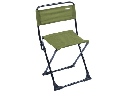 Изображение товара Стул складной походный со спинкой NIKA 385x350x650 хаки в Миди Лтд
