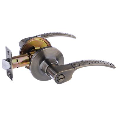 Изображение товара Замок ручка Бронза с фиксатором LARS    ХХ в Миди Лтд